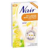 Nair Soft Natural Wax 40 Large Strips